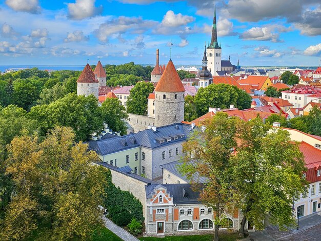 Vista de Tallin, la capital de Estonia
