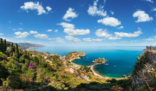 Vista de Taormina desde Sicilia