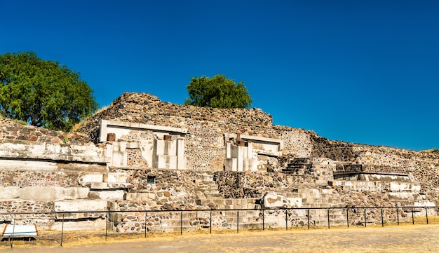 Vista de Teotihuacan, una antigua ciudad mesoamericana en México