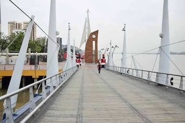 Vista del terraplén Malecón 2000 en Guayaquil