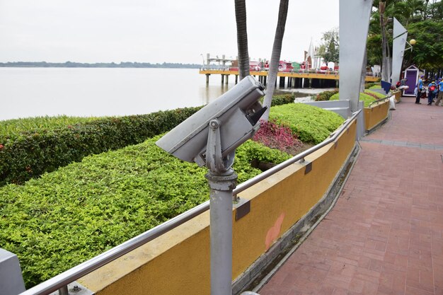 Vista del terraplén Malecón 2000 en Guayaquil