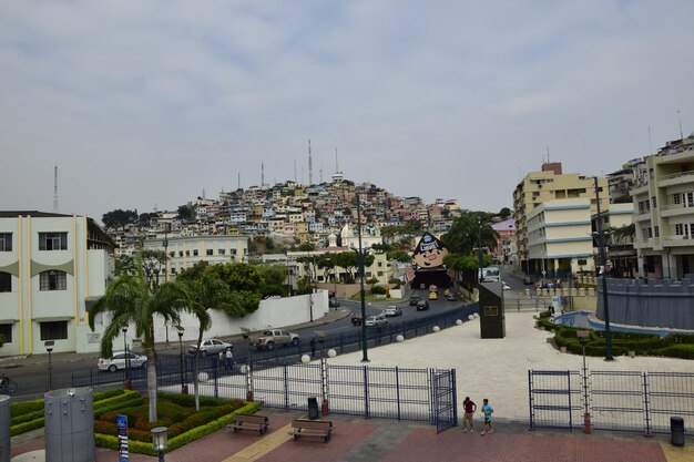 Vista del terraplén Malecón 2000 en Guayaquil