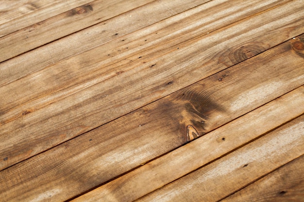 Vista de textura de piso de madera con patrones naturales