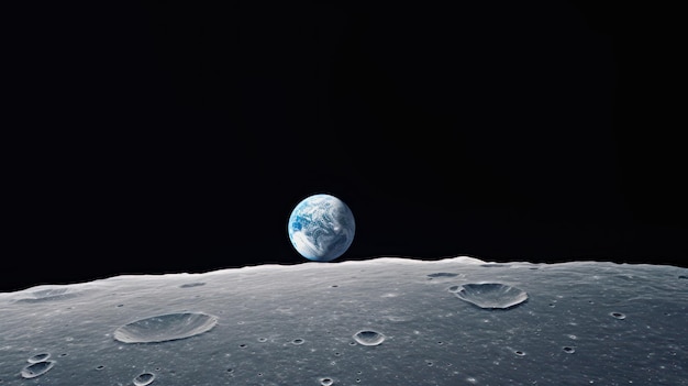 Vista de la Tierra desde la Luna