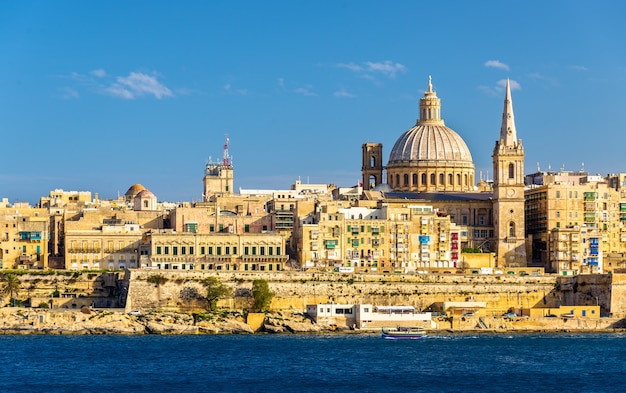 Vista de Valletta, capital de Malta