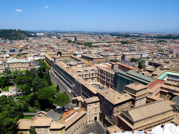 La vista del Vaticano Roma Italia