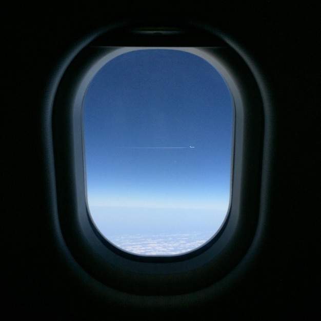 Foto vista desde la ventana del avión