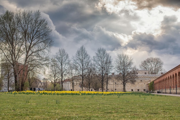 Vista de verano del parque Ingolstadt