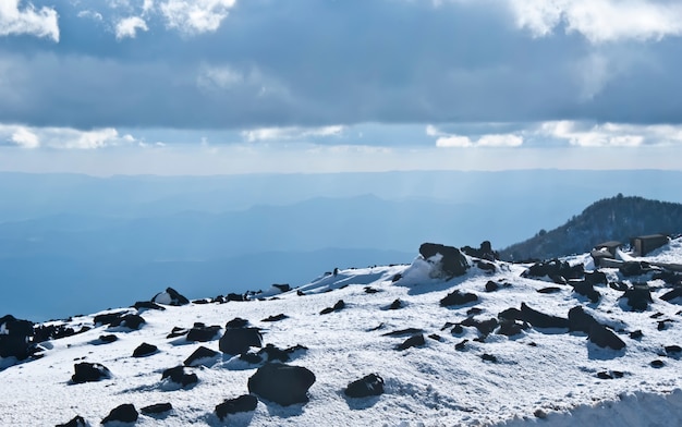 Vista del volcán Etna.