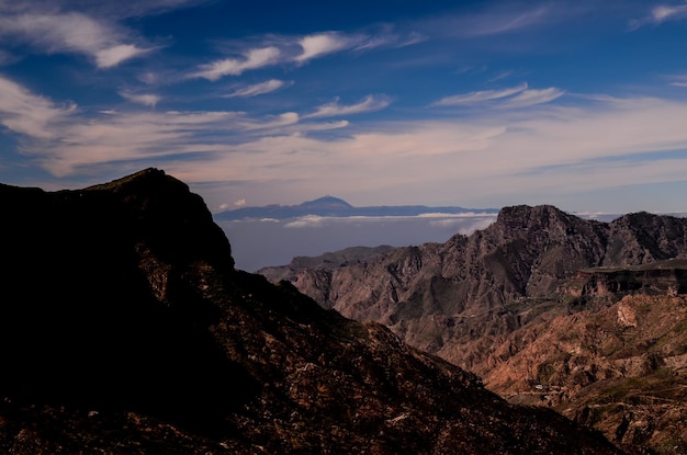 Vista del volcán El Teide en Tenerife