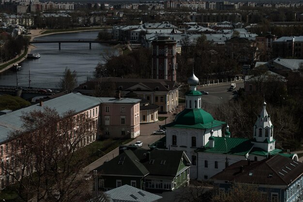 Vista de Vologda desde el campanario del Kremlin