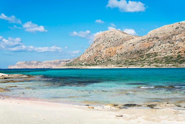 Vistas a la Bahía de Balos la confluencia de tres mares