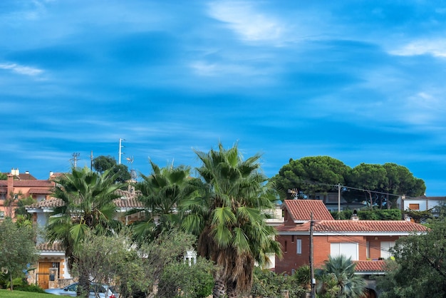 Vistas da estância turística espanhola de Lloret de Mar, Costa Brava, Catalunha, Espanha