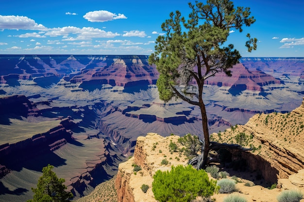 Vistas do Grand Canyon da borda sul