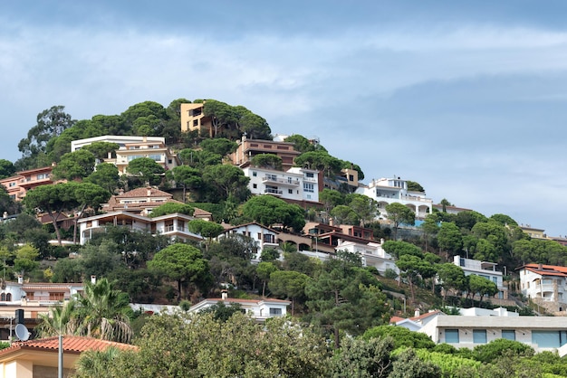 Vistas de la localidad española de Lloret de Mar, Costa Brava, Cataluña, España