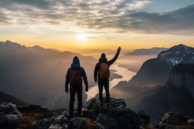 Vistas naturales de las montañas del Cáucaso en Sochi