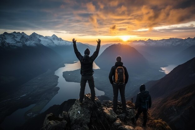 Vistas naturales de las montañas del Cáucaso en Sochi