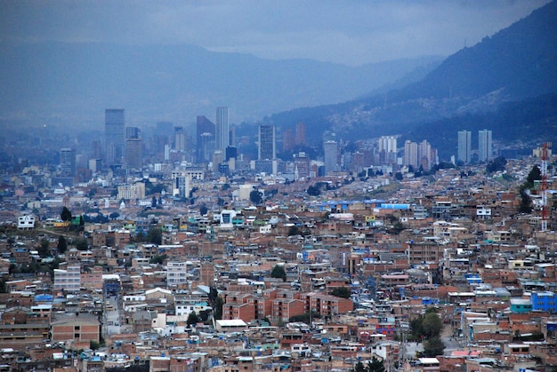 Vistas panorámicas de Bogotá, Colombia