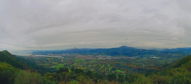 Vistas panorâmicas do mirador de Jaizkibel