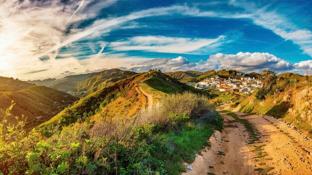 vistas panorámicas paisajes españoles colinas