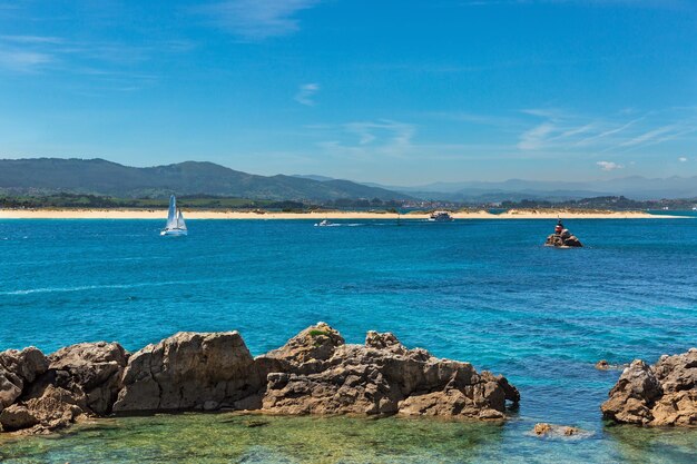 Vistas de la península en Santander España