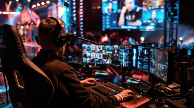 Un vistazo tras bastidores a un equipo de producción de esports