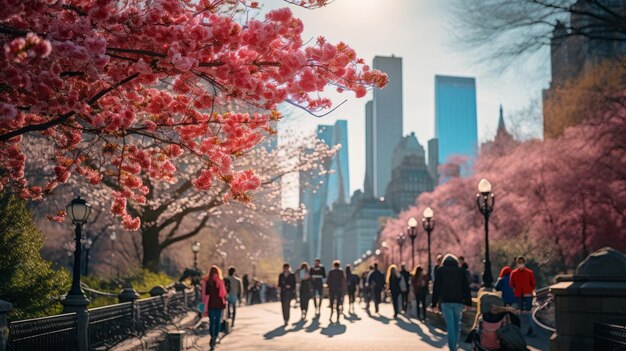 Visuais cativantes revelados na cidade de Nova York, EUA, em 20 de abril de 2023