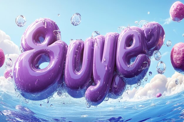 Visual de alta calidad de texto dulce estilo de juego efecto de texto editable alto detalle 8K