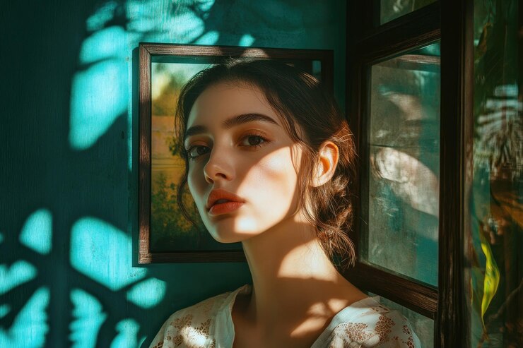 Visual de alta definición del marco de la imagen Retrato Aqua de alto detalle 8K