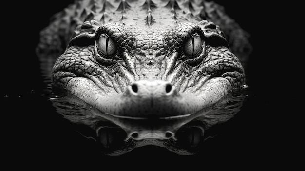 Foto visual de crocodilo