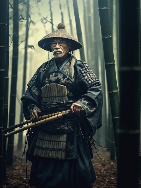 Foto visual de samurai