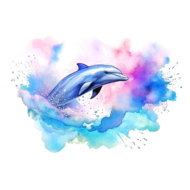 Foto visual de los delfines
