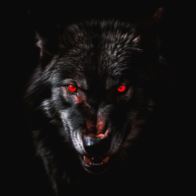 Foto visual del lobo