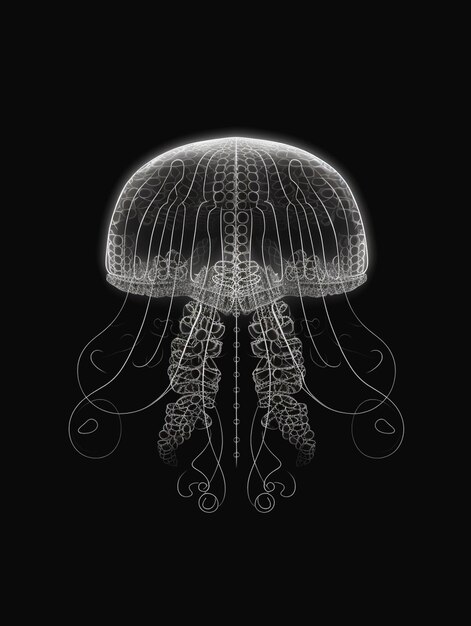 Foto visual de las medusas