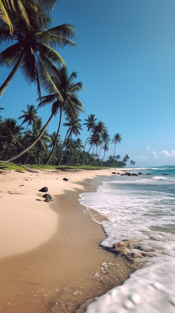 visual de la playa