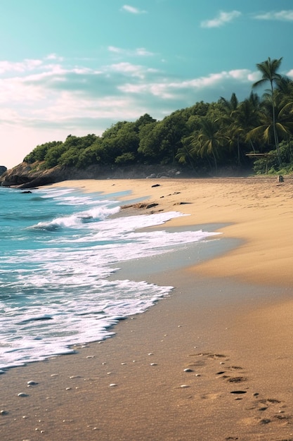 Foto visual de la playa