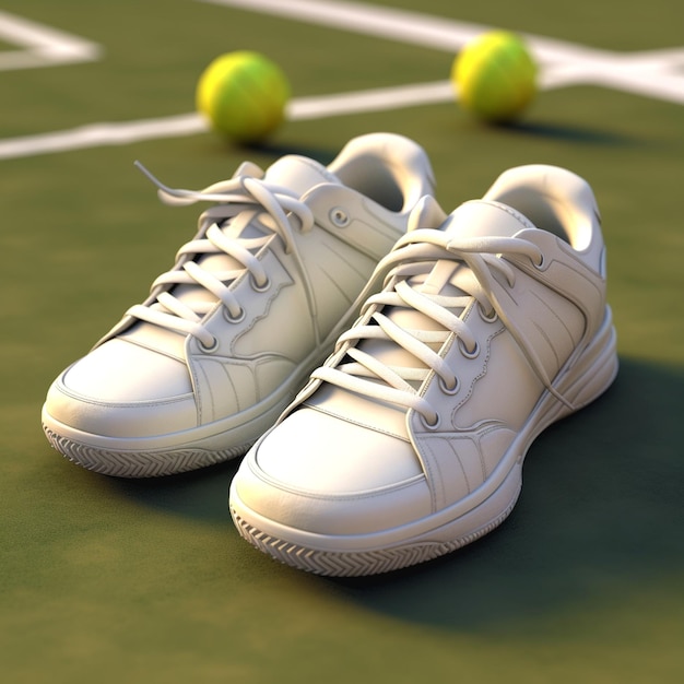 Foto visual del tenis