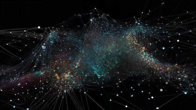 Visualização de análise de big data orientada por IA