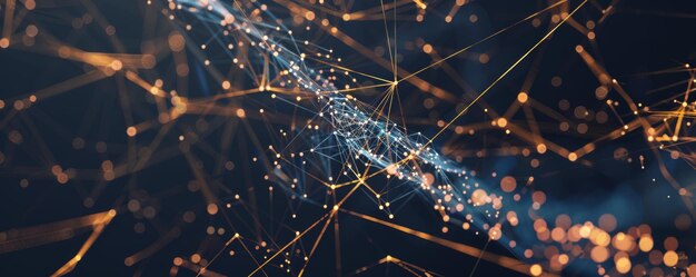 Visualización abstracta dinámica de las redes globales y el flujo de datos