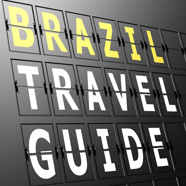 Visualización del aeropuerto Guía de viaje de Brasil