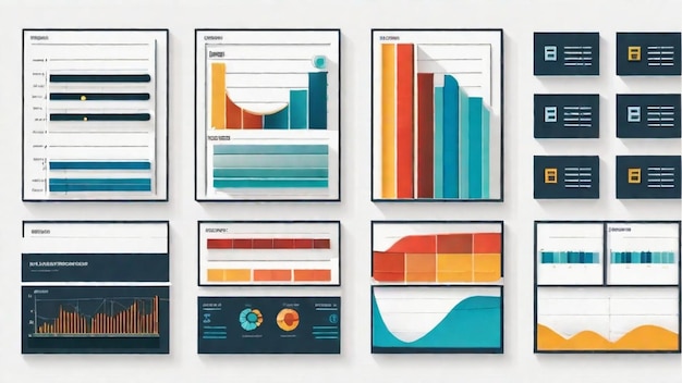 Foto visualización de datos informativos