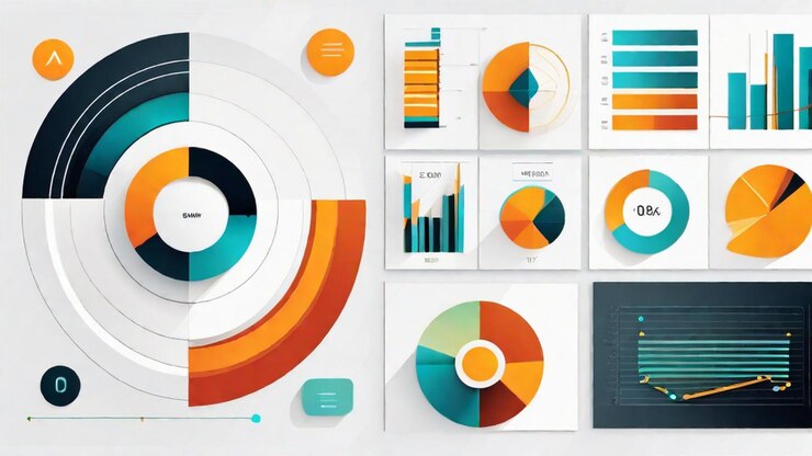 Foto visualización de datos innovadora