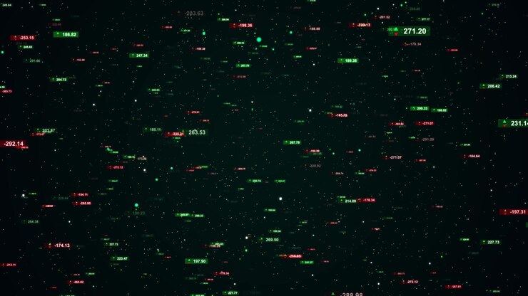 Visualización digital de los datos del mercado de valores