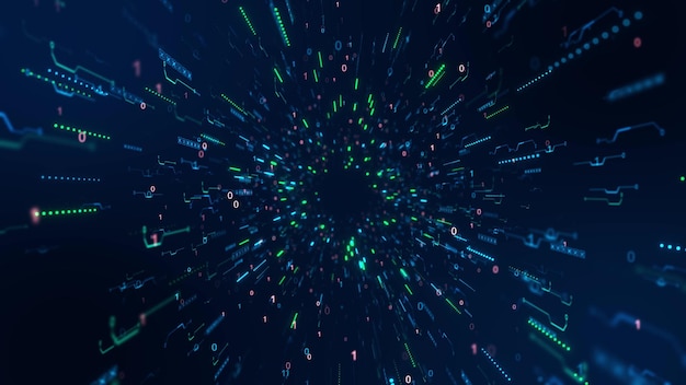 Visualización de flujos de datos Un viaje a través del universo digital