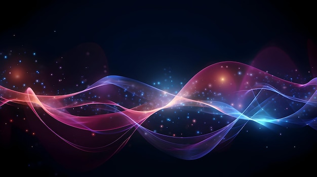 visualización de la onda ai Generativo