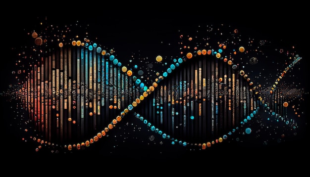 Visualización de secuencias de ADN IA generativa