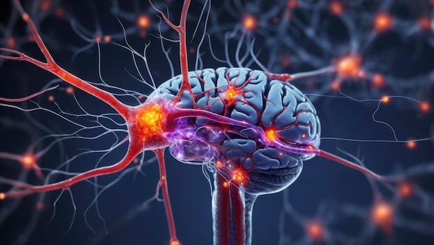 Visualización de señales del cerebro y del sistema nervioso.