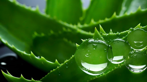 Visualizando la presentación de la planta Aloe Vera.