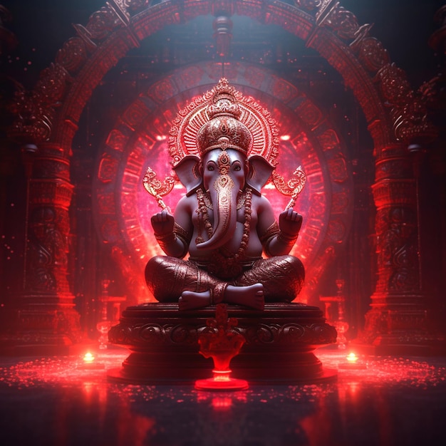 visuelle Darstellung von Ganesha