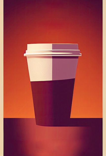 Visuelle Versuchung Vektor Illustration von Kaffeeposter und Flayers Werbung generative ai